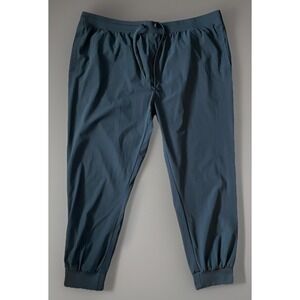 Society Of One DXL Jogger Pants Trousers Big & Tall Performance Blue 3XL JBHS